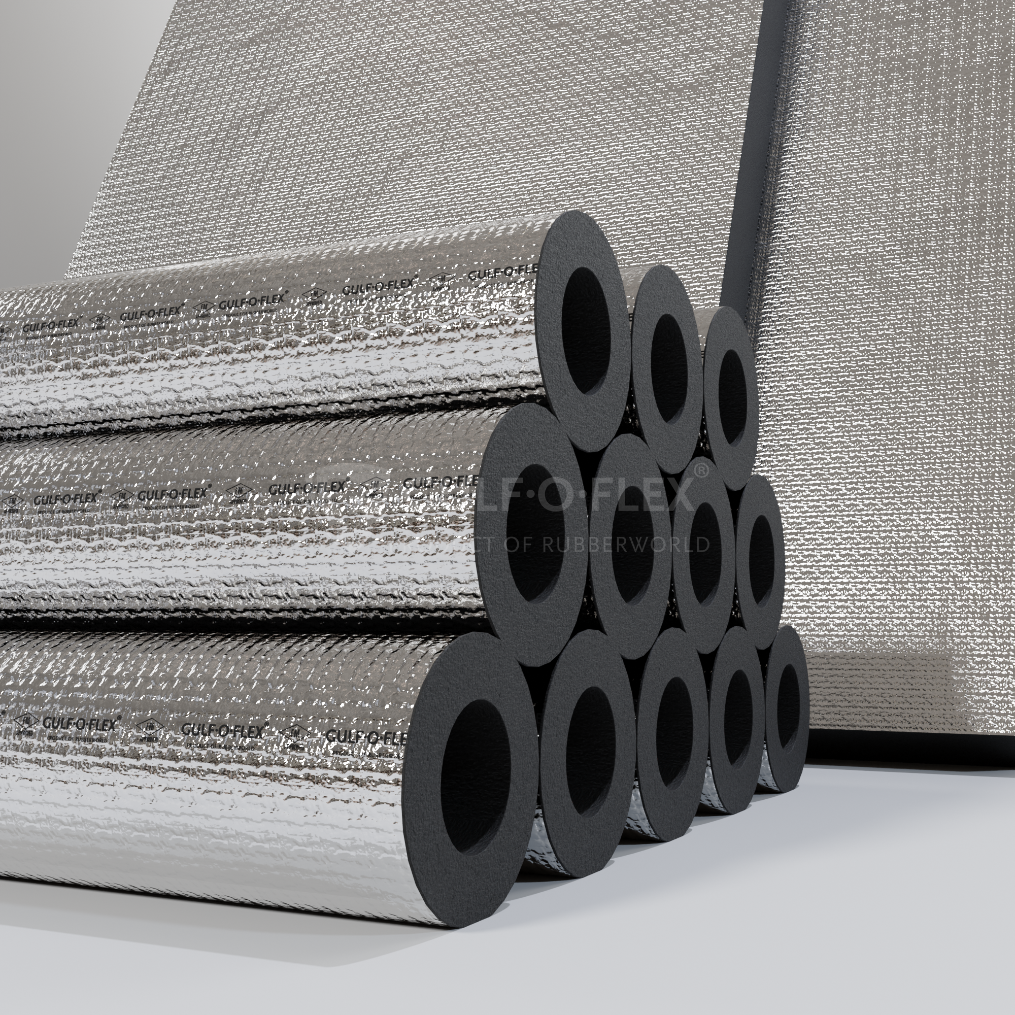 Aluglass sheet insulation